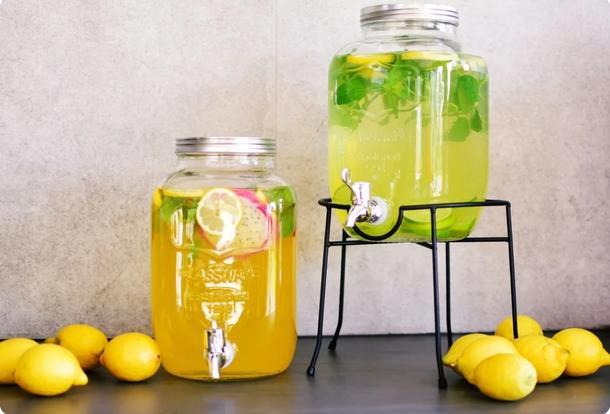 Лимонад в ассортименте (мятнвй, цитрусовый, имбирный)