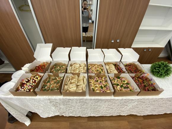 Доставка блюд и напитков на 100 персон в Воронеже